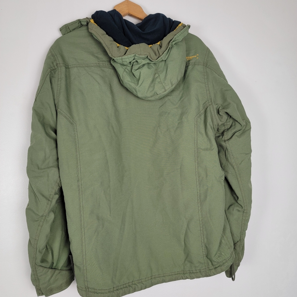 Abercrombie & Fitch Vintage Green Military Field Jacket Tactical Utility Unisex - Picture 11 of 15